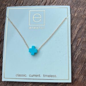 Enewton signature Cross Turquoise Necklace 16”